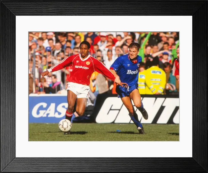 Framed Print : FA Cup SF: Man Utd 3 Oldham 3 Framed Print : FA Cup SF: Man Utd 3 Oldham 3