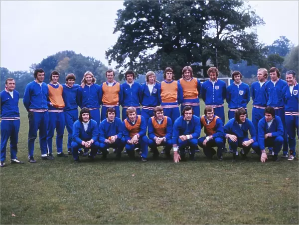 England squad - 1974 World Cup Qualification