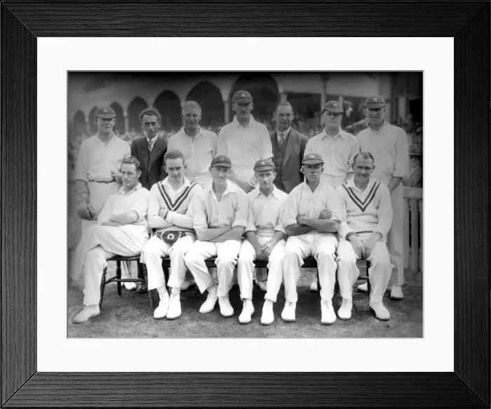 Framed Print : Warwickshire C. C. C. - 1928 Framed Print : Warwickshire C. C. C. - 1928