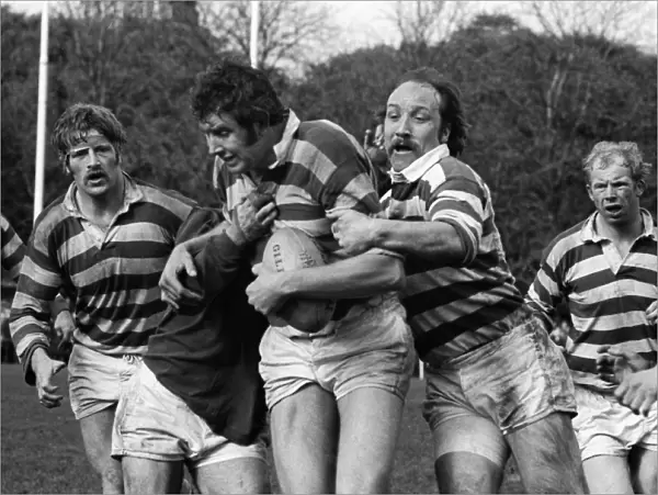 Gosforth face London Welsh in the 1977 John Player Cup semi-final