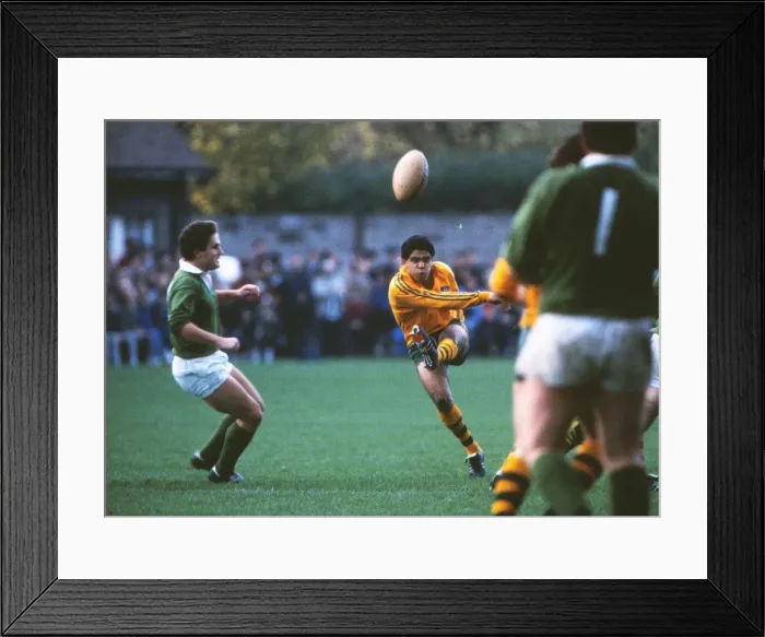 Framed Print : Mark Ella - 1984 Australian Grand Slam Tour of British Isles