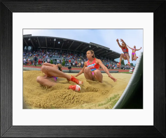 Framed Print : Jessica Ennis - 2012 Gotzis Hypo Meeting + Framed Print : Jessica Ennis - 2012 Gotzis Hypo Meeting +