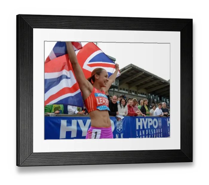 Framed Print : Jessica Ennis - 2012 Gotzis Hypo Meeting + Framed Print : Jessica Ennis - 2012 Gotzis Hypo Meeting +