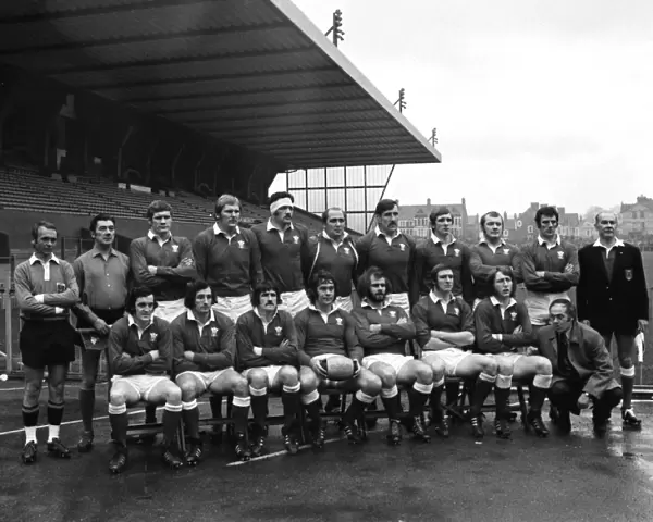 The Wales team that faced England in the 1973 Five Nations Championship