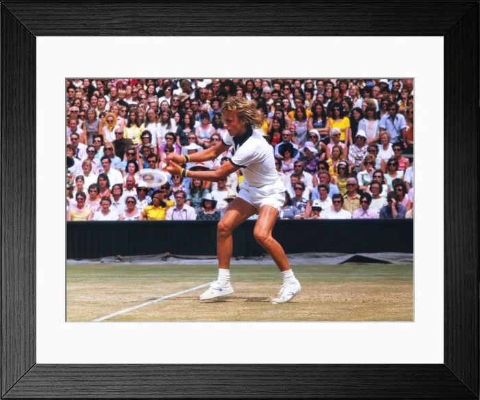 Framed Print : Bjorn Borg - 1973 Wimbledon Championships Framed Print : Bjorn Borg - 1973 Wimbledon Championships