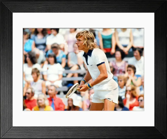 Framed Print : Bjorn Borg - 1973 Wimbledon Championships Framed Print : Bjorn Borg - 1973 Wimbledon Championships