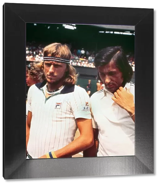 1976 Wimbledon Finalists Bjorn Borg and Ille Nastase