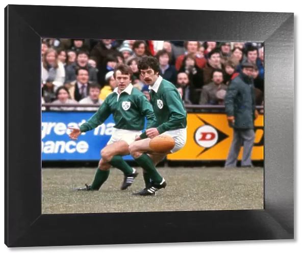 Irelands Dick Spring and Colin Patterson - 1979 Five Nations