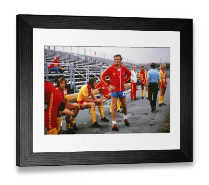 Framed Print : Noel Cantwell - New England Tea Men manager Framed Print : Noel Cantwell - New England Tea Men manager