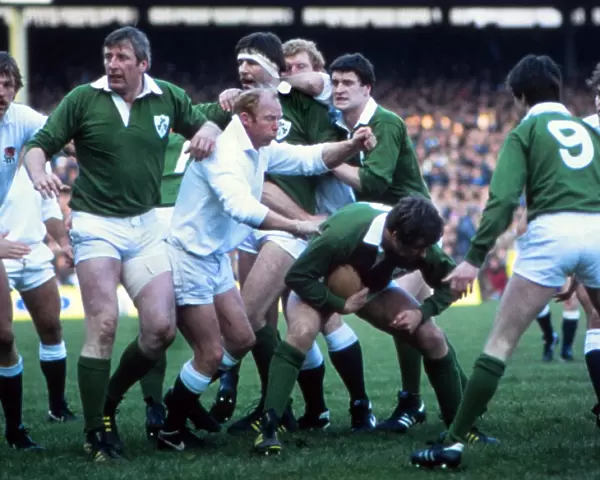 England face Ireland - 1984 Five Nations