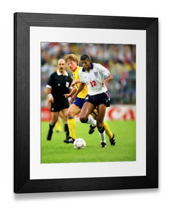 Framed Print : Euro1992 Grp 1: England 1 Sweden 2 Framed Print : Euro1992 Grp 1: England 1 Sweden 2
