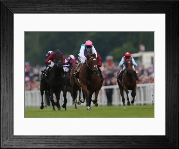 Framed Print : Frankel on the way to winning the Queen Anne Stakes