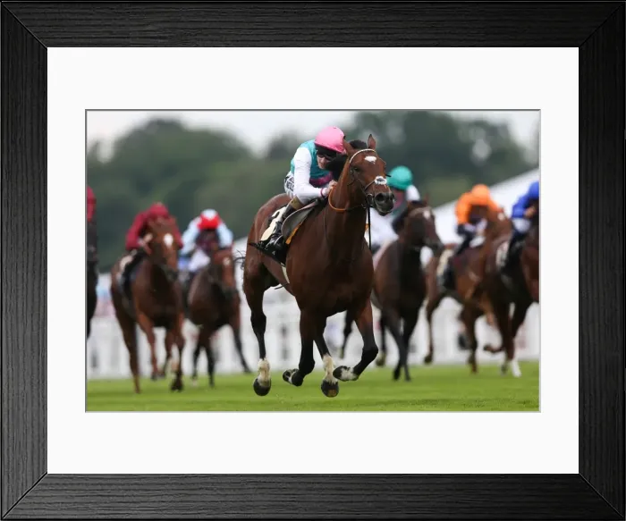 Framed Print : Frankel on the way to winning the Queen Anne Stakes