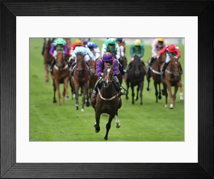 Framed Print : Simenon ridden by Ryan Moore, leads the Ascot Stakes - Royal Ascot 2012 Framed Print : Simenon ridden by Ryan Moore, leads the Ascot Stakes - Royal Ascot 2012