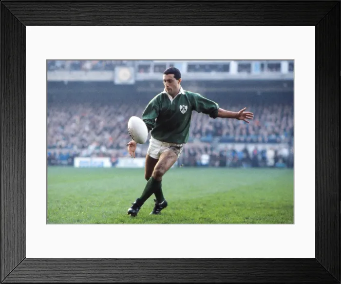 Framed Print : Irelands Michael Bradley - 1988 Five Nations Framed Print : Irelands Michael Bradley - 1988 Five Nations