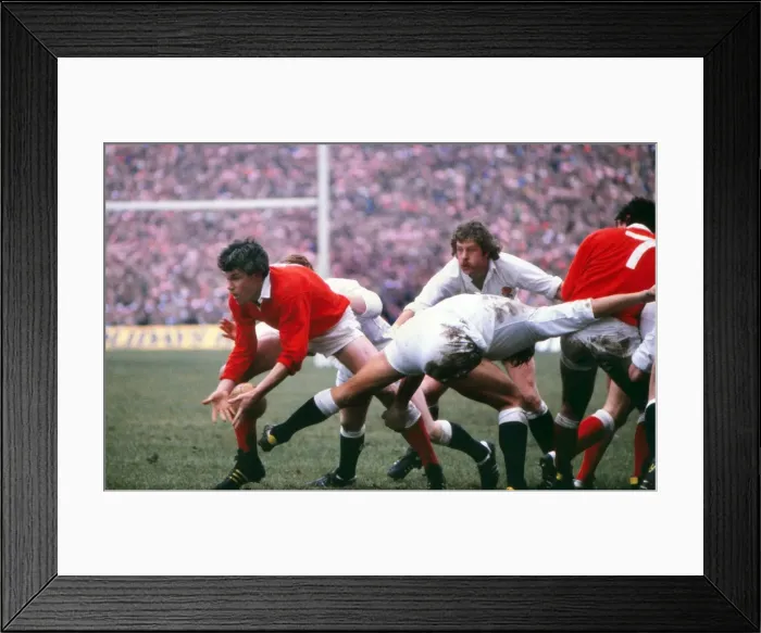 Framed Print : Wales Eddie Butler - 1984 Five Nations Framed Print : Wales Eddie Butler - 1984 Five Nations