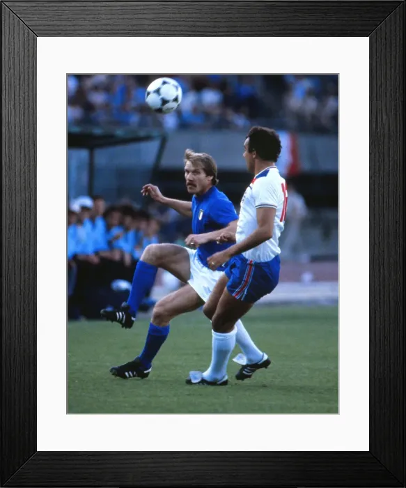 Framed Print : Euro 1980: Italy 1 England 0 Framed Print : Euro 1980: Italy 1 England 0
