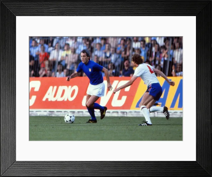 Framed Print : Euro 1980: Italy 1 England 0 Framed Print : Euro 1980: Italy 1 England 0