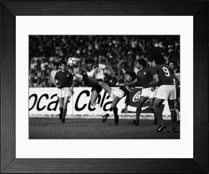 Framed Print : Euro 1980: Italy 1 England 0 Framed Print : Euro 1980: Italy 1 England 0