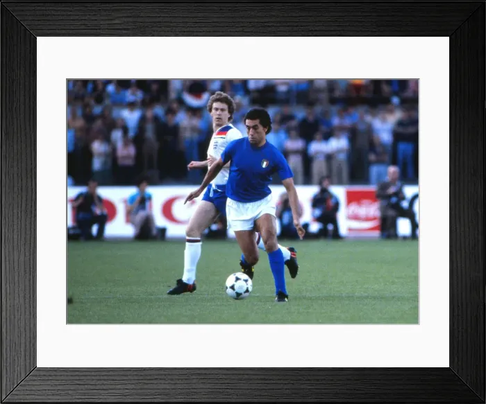 Framed Print : Euro 1980: Italy 1 England 0 Framed Print : Euro 1980: Italy 1 England 0