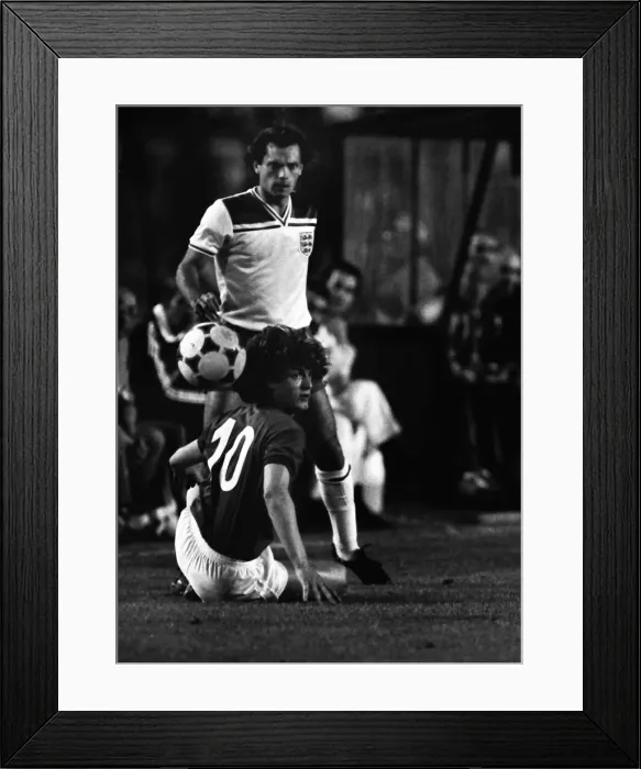 Framed Print : Euro 1980: Italy 1 England 0 Framed Print : Euro 1980: Italy 1 England 0