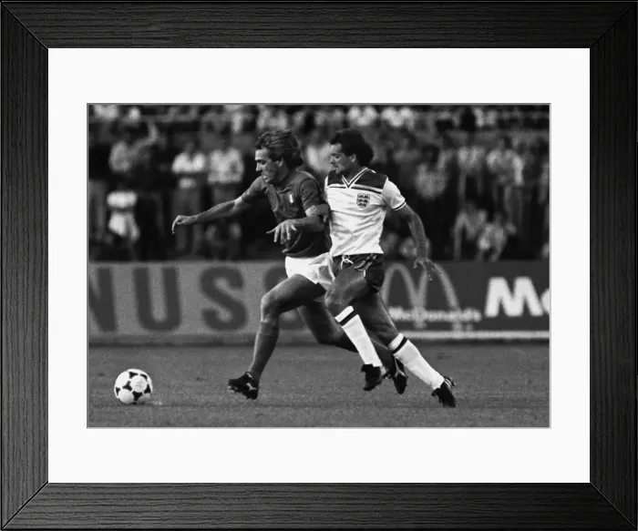 Framed Print : Euro 1980: Italy 1 England 0 Framed Print : Euro 1980: Italy 1 England 0