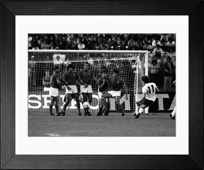 Framed Print : Euro 1980: Italy 1 England 0 Framed Print : Euro 1980: Italy 1 England 0