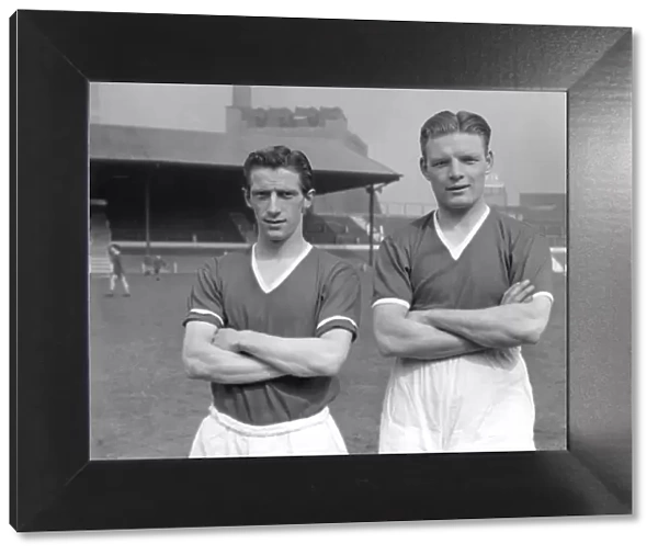Dennis Viollet and Mark Jones - Manchester United