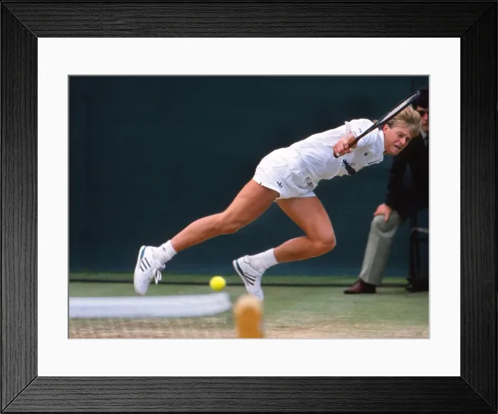 Framed Print : Stefan Edberg - 1988 Wimbledon Championships Framed Print : Stefan Edberg - 1988 Wimbledon Championships
