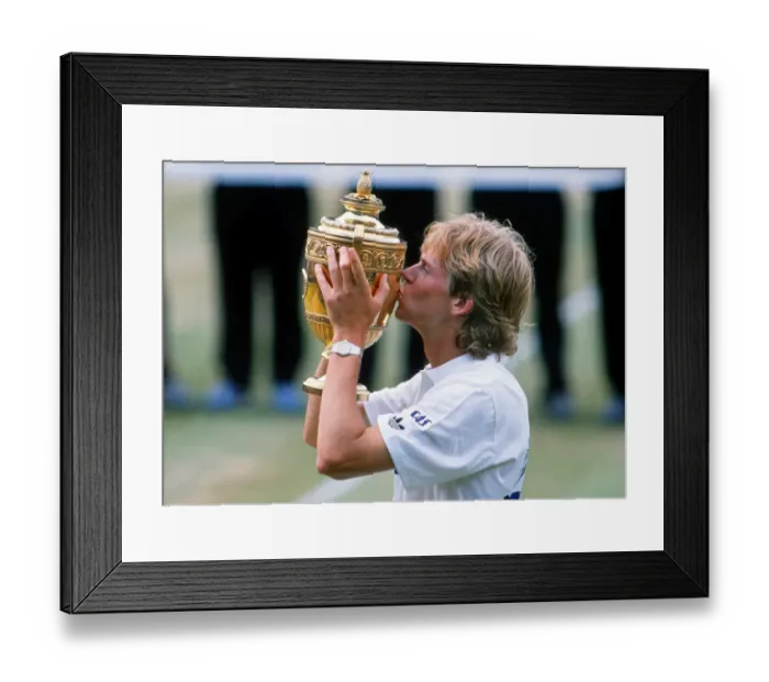 Framed Print : Stefan Edberg - 1988 Wimbledon Champion Framed Print : Stefan Edberg - 1988 Wimbledon Champion