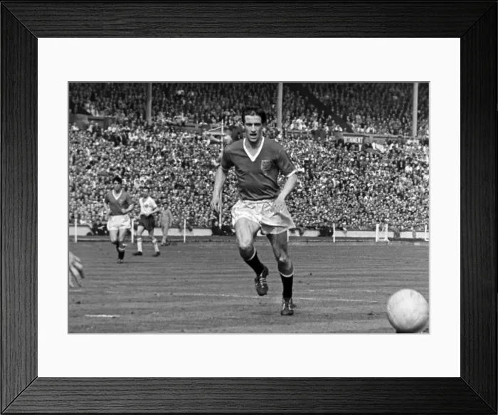 Framed Print : 1958 FA Cup Final: Bolton 2 Man Utd 0