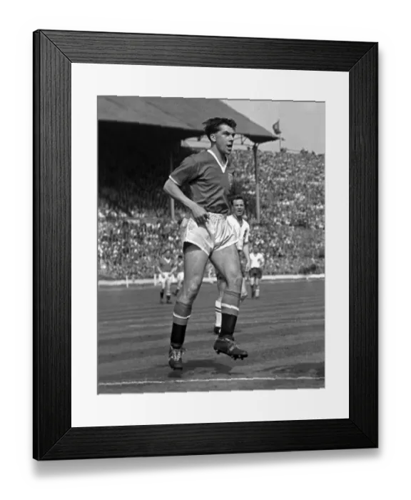 Framed Print : 1958 FA Cup Final: Bolton 2 Man Utd 0