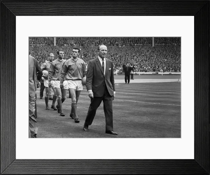 Framed Print : 1963 FA Cup Final: Man Utd 3 Leicester 1 Framed Print : 1963 FA Cup Final: Man Utd 3 Leicester 1
