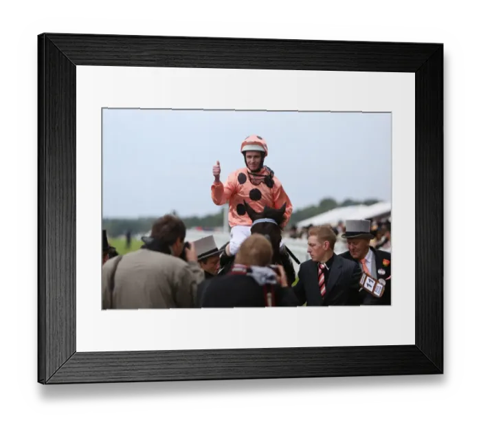Framed Print : Luke Nolan on Black Caviar at Royal Ascot Framed Print : Luke Nolan on Black Caviar at Royal Ascot