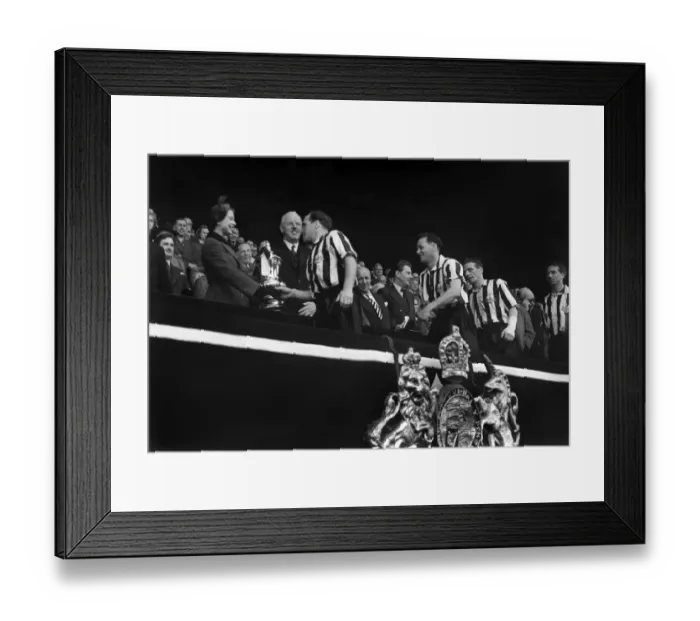 Framed Print : 1955 FA Cup Final: Newcastle 3 Man City 1 Framed Print : 1955 FA Cup Final: Newcastle 3 Man City 1