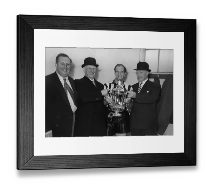 Framed Print : 1955 FA Cup Final: Newcastle 3 Man City 1 Framed Print : 1955 FA Cup Final: Newcastle 3 Man City 1