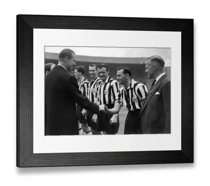Framed Print : 1955 FA Cup Final: Newcastle 3 Man City 1 Framed Print : 1955 FA Cup Final: Newcastle 3 Man City 1