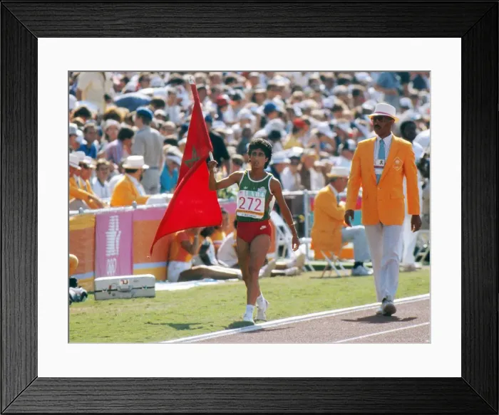 Framed Print : 1984 Los Angeles Olympics - Womens 400m Hurdles Framed Print : 1984 Los Angeles Olympics - Womens 400m Hurdles