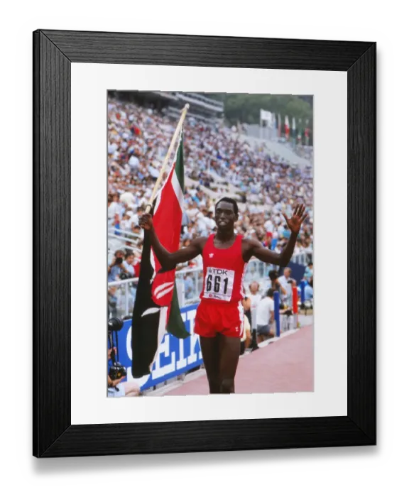 Framed Print : 1987 Rome World Championships - Mens 800m Framed Print : 1987 Rome World Championships - Mens 800m