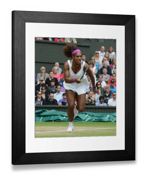 Framed Print : Serena Williams - 2012 Wimbledon Womens Final Framed Print : Serena Williams - 2012 Wimbledon Womens Final