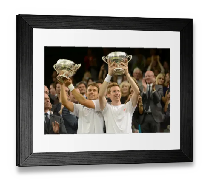 Framed Print : Jonathan Marray and Frederik Nielsen - 2012 Wimbledon Mens Doubles Winners Framed Print : Jonathan Marray and Frederik Nielsen - 2012 Wimbledon Mens Doubles Winners