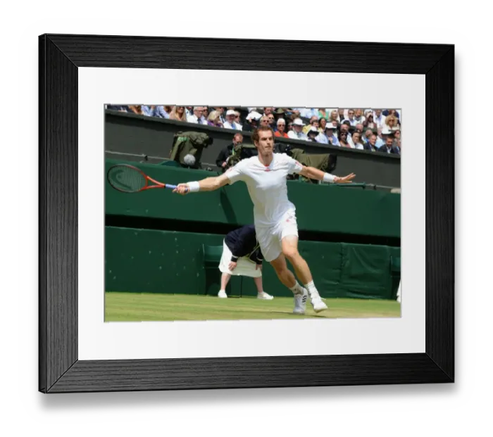 Framed Print : Andy Murray - 2012 Wimbledon Mens Final