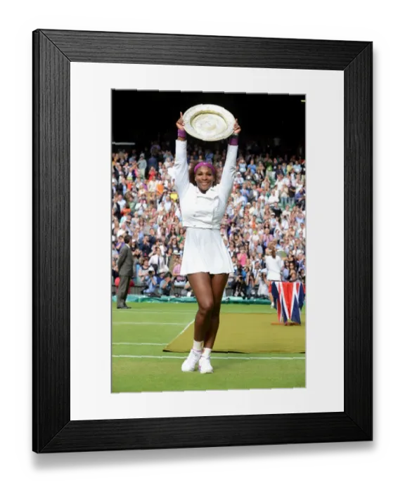 Framed Print : Serena Williams - 2012 Wimbledon Womens Champion Framed Print : Serena Williams - 2012 Wimbledon Womens Champion