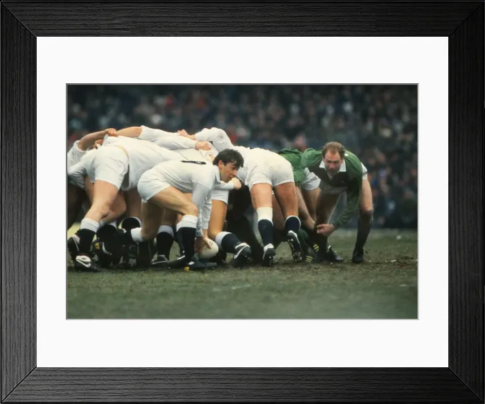 Framed Print : Englands Nigel Melville - 1986 Five Nations Framed Print : Englands Nigel Melville - 1986 Five Nations