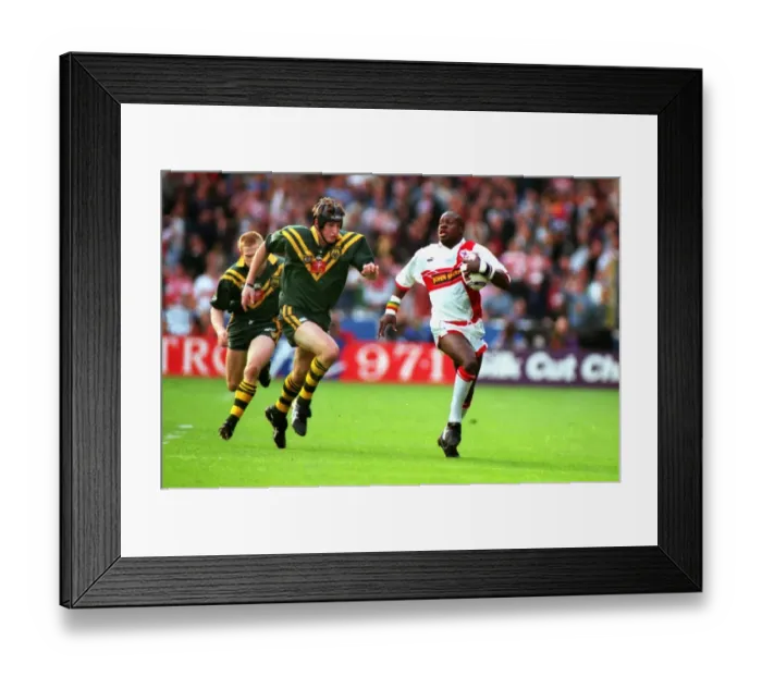 Framed Print : 1995 WC Final: Australia 16 England 8 Framed Print : 1995 WC Final: Australia 16 England 8