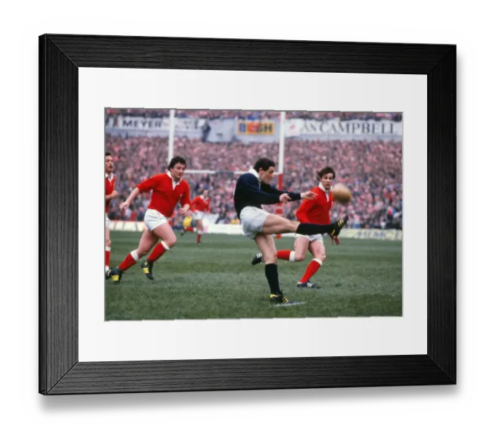 Framed Print : Scotlands Bryan Gossman - 1980 Five Nations Framed Print : Scotlands Bryan Gossman - 1980 Five Nations