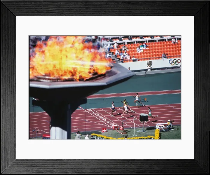 Framed Print : 1988 Seoul Olympics - Mens 400m Framed Print : 1988 Seoul Olympics - Mens 400m