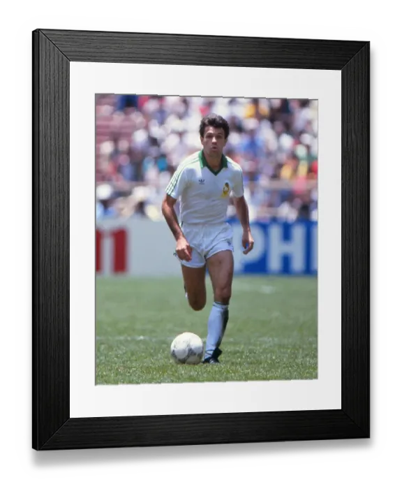 Framed Print : Mexicos Javier Aguirre - 1986 World Cup Framed Print : Mexicos Javier Aguirre - 1986 World Cup