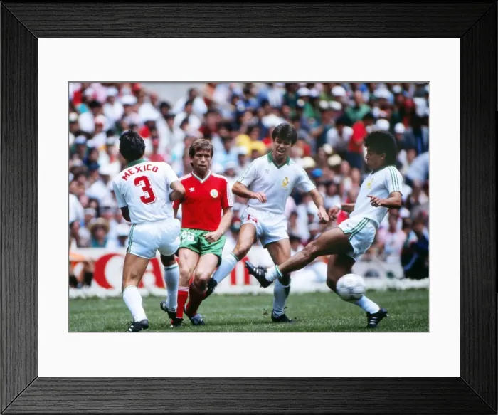 Framed Print : WC1986 R2: Mexico 2 Bulgaria 0 Framed Print : WC1986 R2: Mexico 2 Bulgaria 0