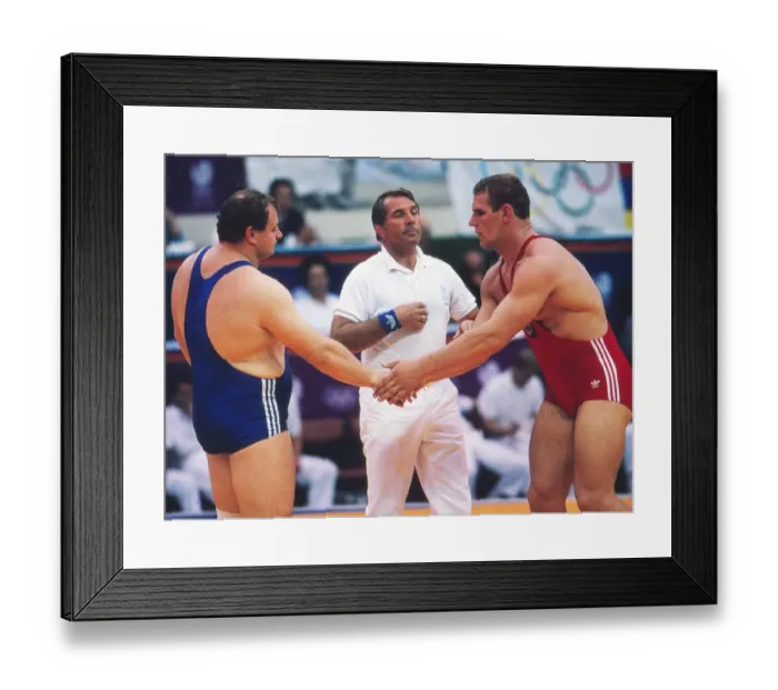 Framed Print : The Soviet Unions Aleksandr Karelin on the way to winning his first gold medal at the 1988 Seoul Olympics Framed Print : The Soviet Unions Aleksandr Karelin on the way to winning his first gold medal at the 1988 Seoul Olympics